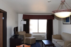 Suite, 1 Bedroom | In-room safe, desk, blackout drapes, iron/ironing board