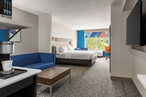 In-room safe, desk, laptop workspace, iron/ironing board