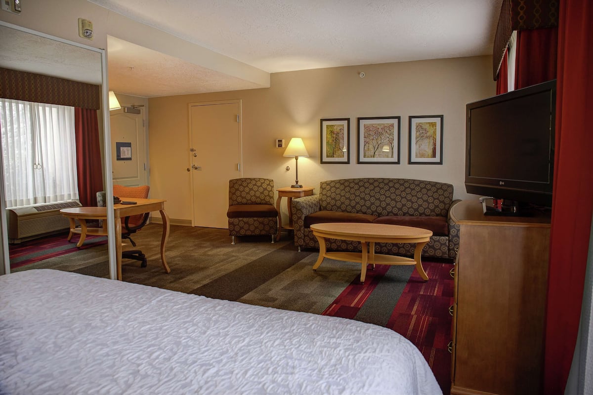 Suite, 1 King Bed, Accessible, Non Smoking | In-room safe, desk, iron/ironing board, free WiFi