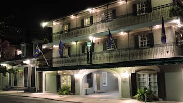 Front of property – evening/night
