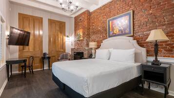 Chambre Deluxe, 1 trĂšs grand lit, non-fumeur