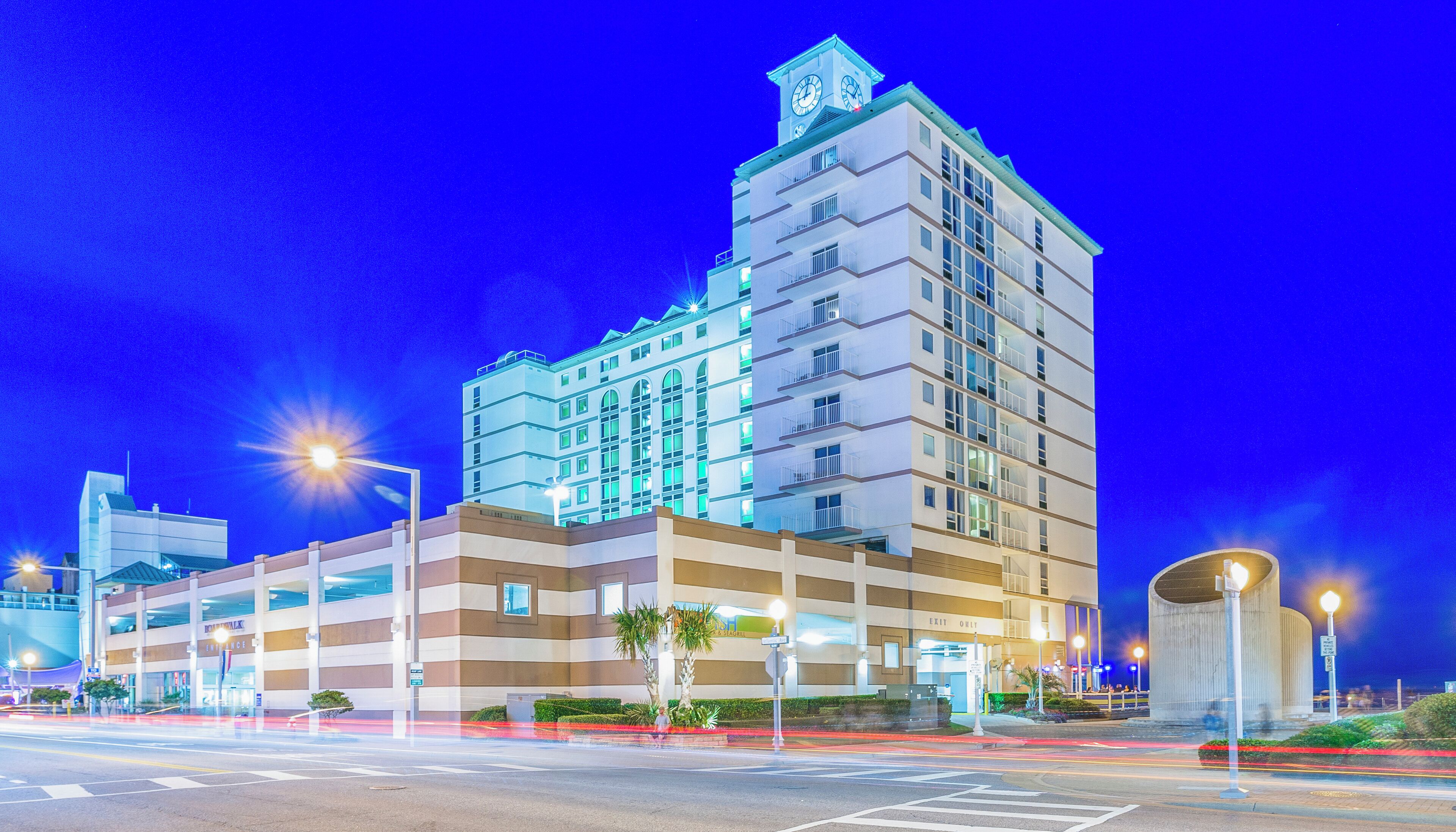 front of property – evening/night