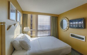 Suite, 1 Bedroom | In-room safe, blackout drapes, iron/ironing board, free WiFi