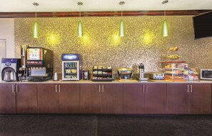 Free daily on-the-go breakfast 