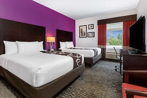 Room, 2 Queen Beds, Non Smoking | Premium bedding, pillowtop beds, desk, laptop workspace