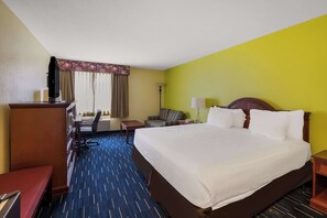 Suite, 1 King Bed, Non Smoking | Desk, laptop workspace, blackout drapes, iron/ironing board - Americas Best Value Sandman Inn (La Grande)