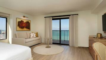 In-room safe, desk, laptop workspace, blackout drapes
