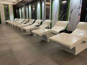 Salle de soins pour les couples, bain turc/hammam, soins du corps