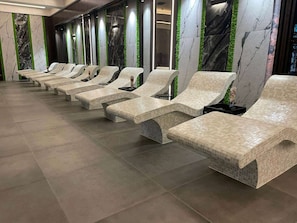 Salle de soins pour les couples, bain turc/hammam, soins du corps