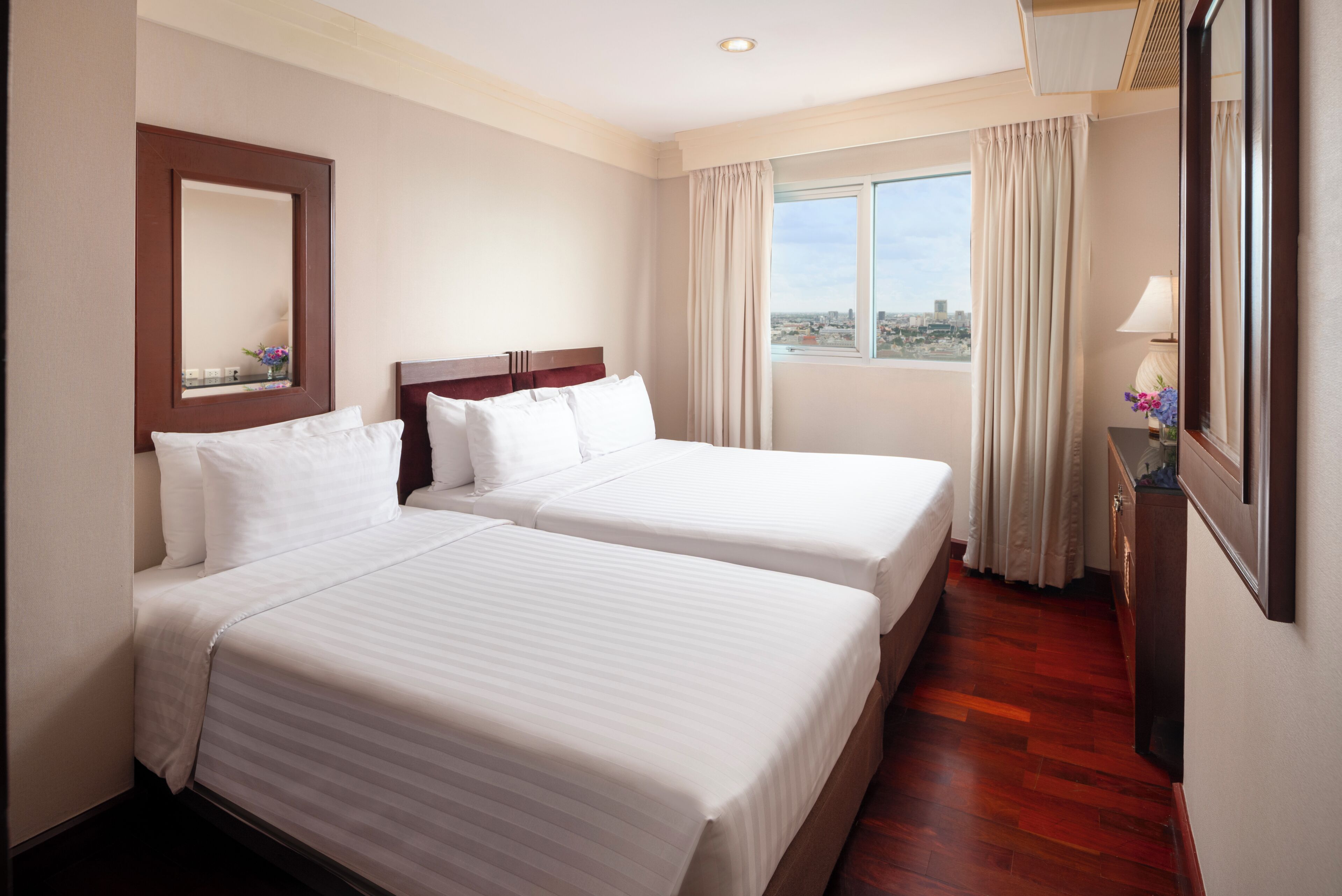 In-room safe, blackout curtains, soundproofing, free WiFi