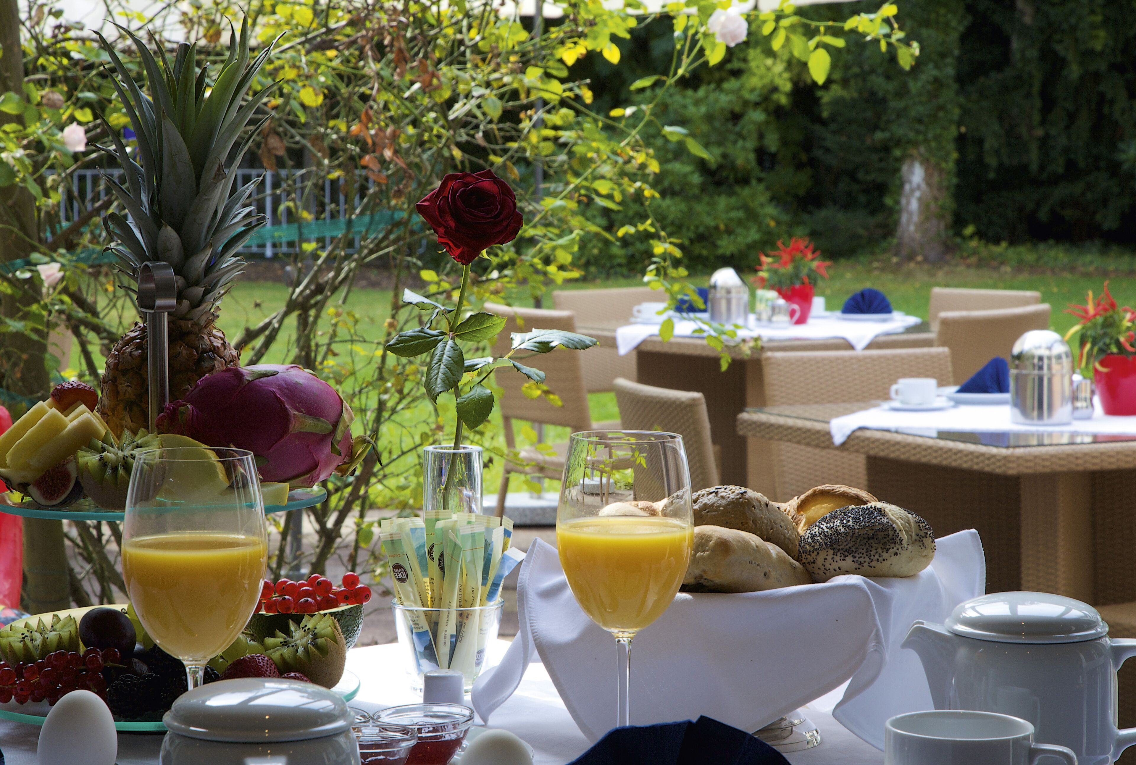 daily buffet breakfast (eur 18 per person)