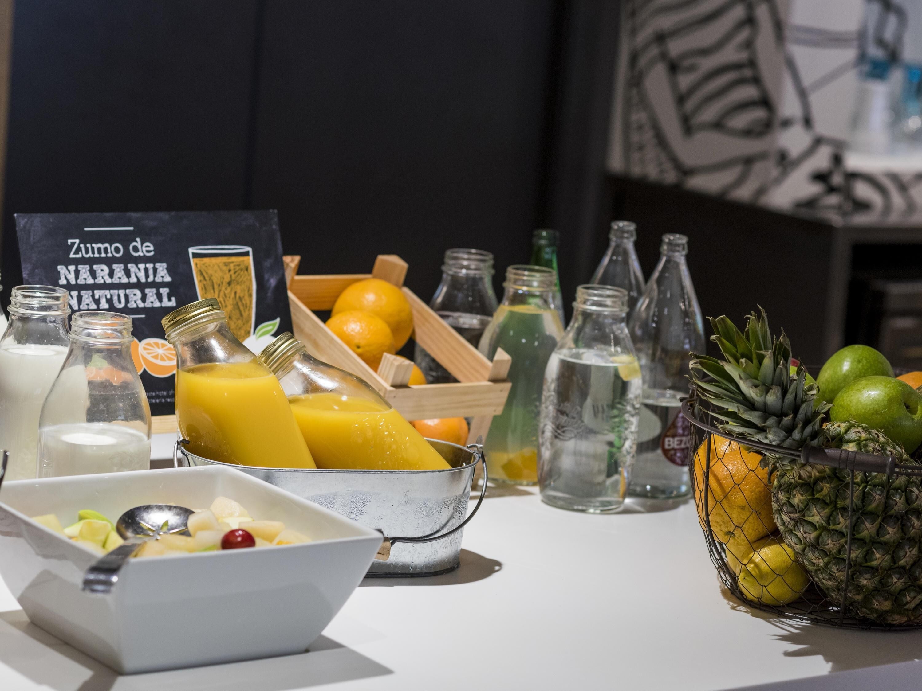 Café da manhã com buffet todos os dias mediante uma taxa