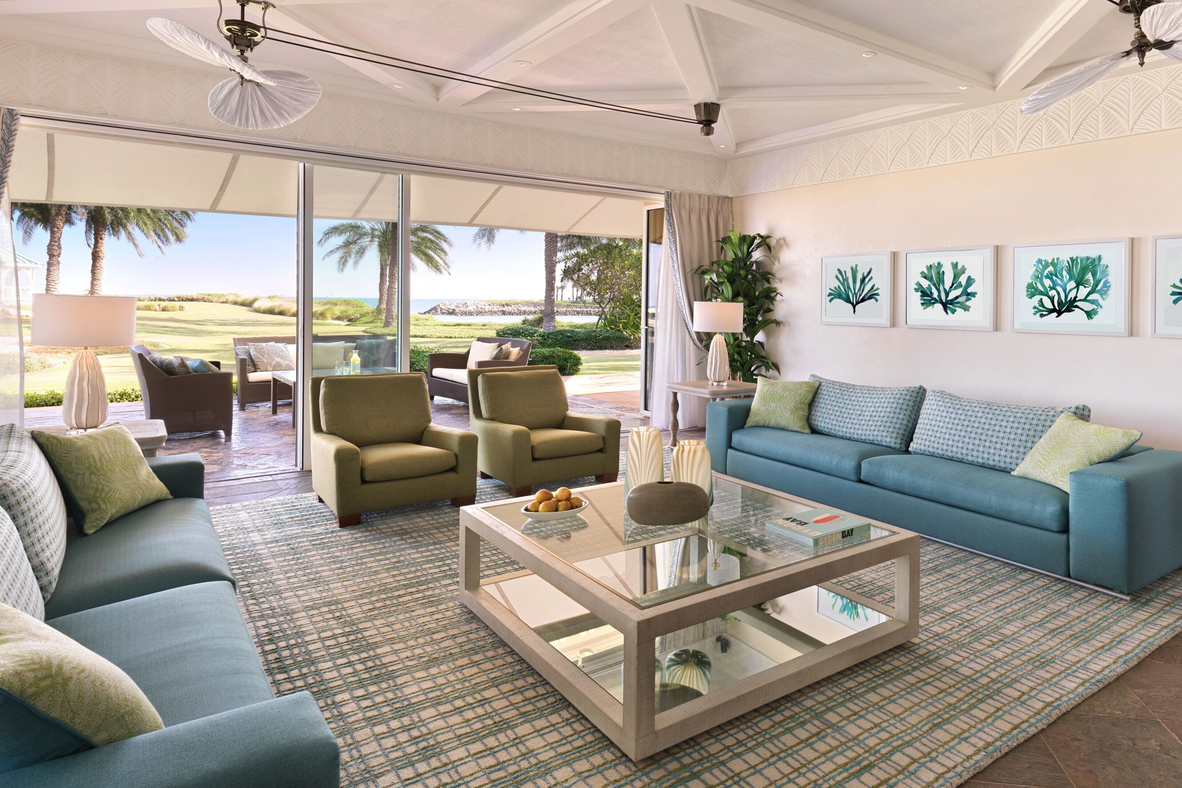 villa, 3 bedrooms, sea facing (view) | lounge