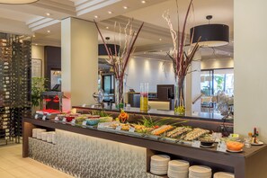 Breakfast, lunch, dinner served; al fresco dining 