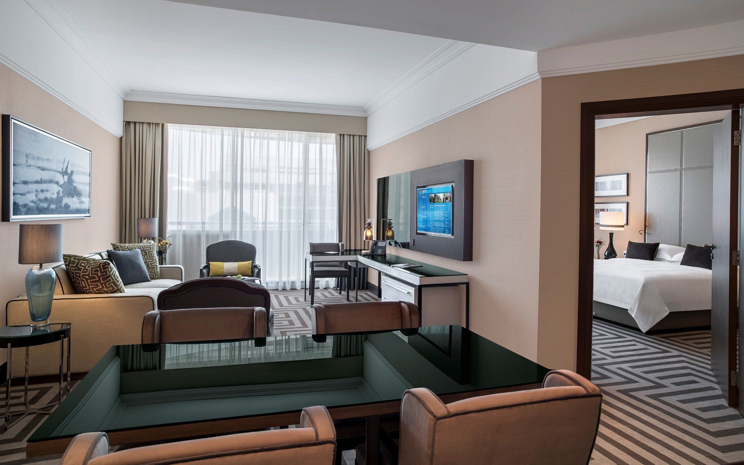 Premium bedding, minibar, in-room safe, desk