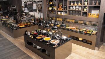 Daily buffet breakfast for a fee