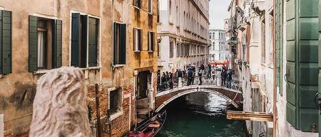 Blick von der Unterkunft