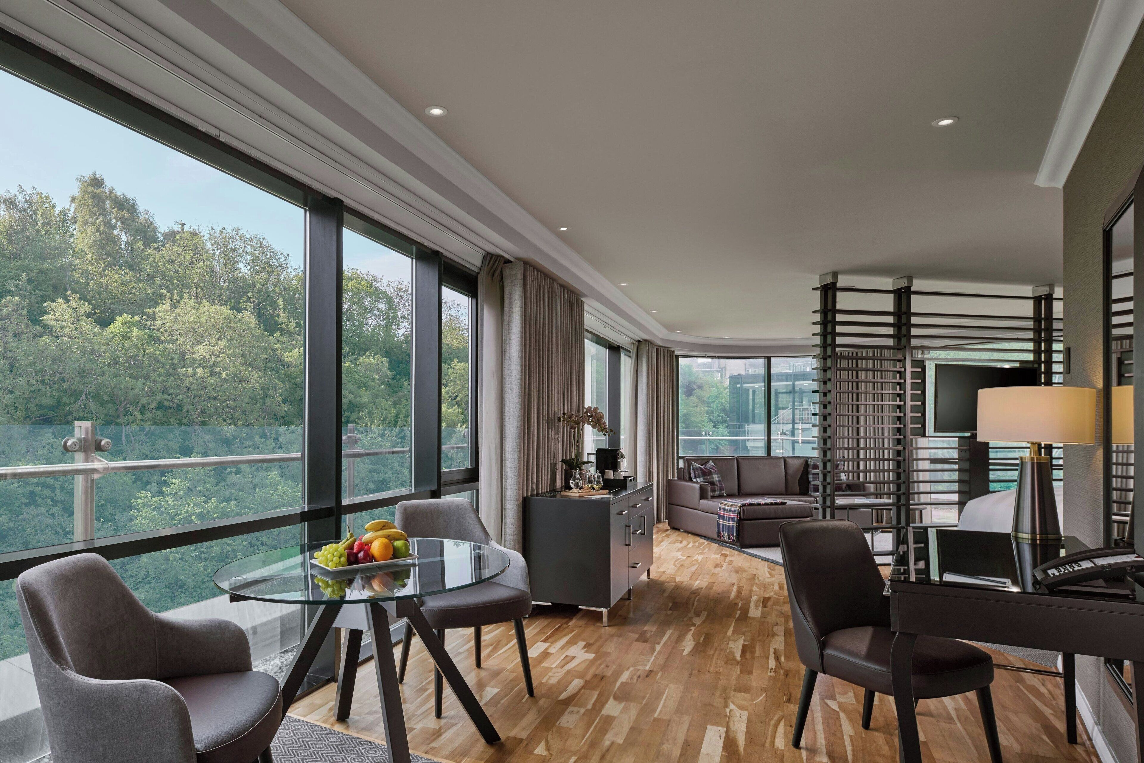 Suite, 1 King Bed, Hill View | Premium bedding, free minibar, in-room safe, desk