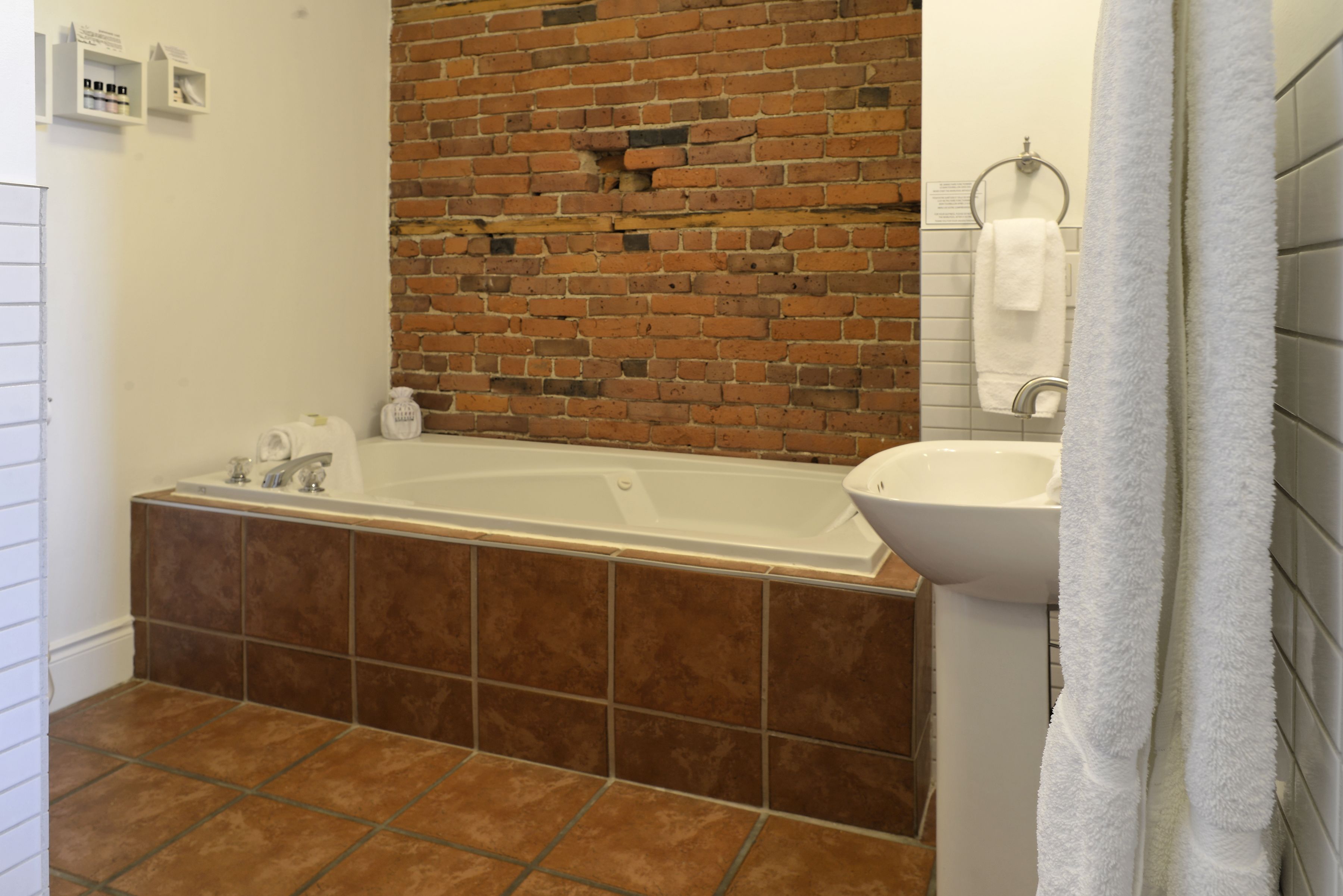 suite, 1 queen bed with sofa bed | bathroom | shower, designer toiletries, hair dryer, bathrobes