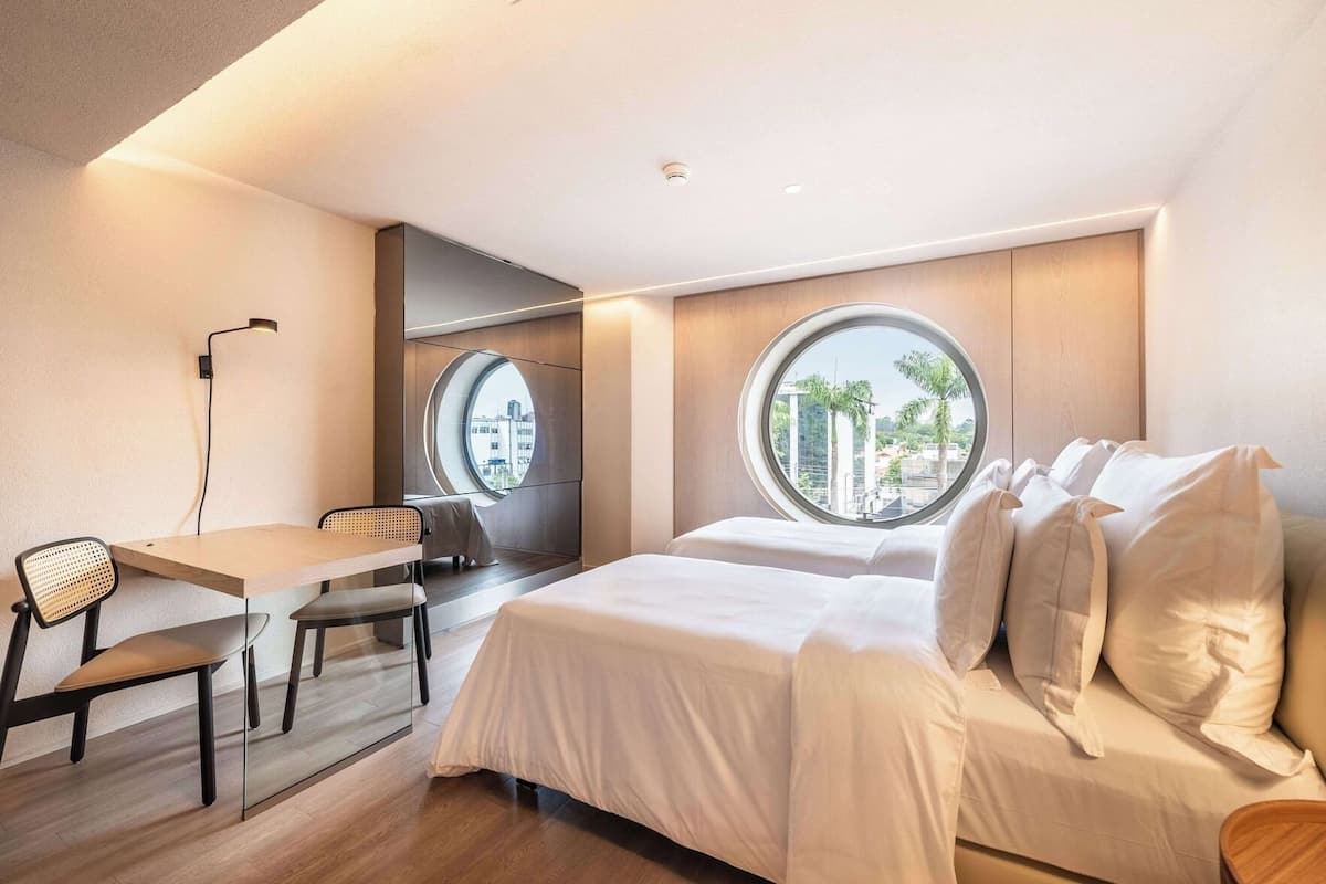 Hypo-allergenic bedding available, minibar, in-room safe, desk