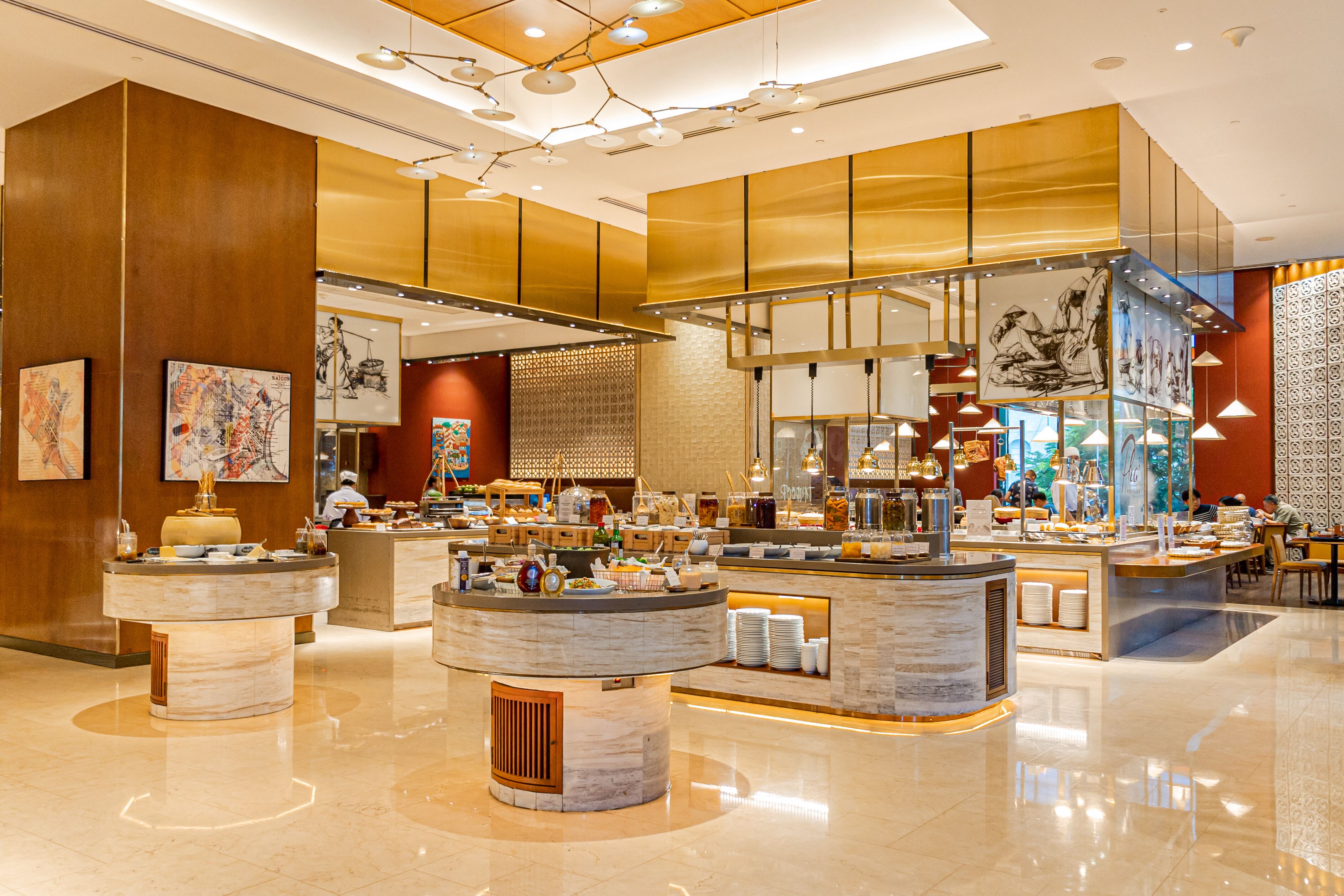 daily buffet breakfast (vnd 780192 per person)