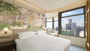 Grand Suite, 1 King Bed, Tower | 1 bedroom, hypo-allergenic bedding, down duvets, minibar