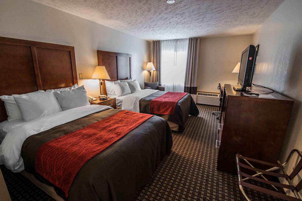 Chambre Double Standard, 2 lits doubles, non-fumeurs | Fer et planche Ă repasser, Wi-Fi gratuit, draps fournis