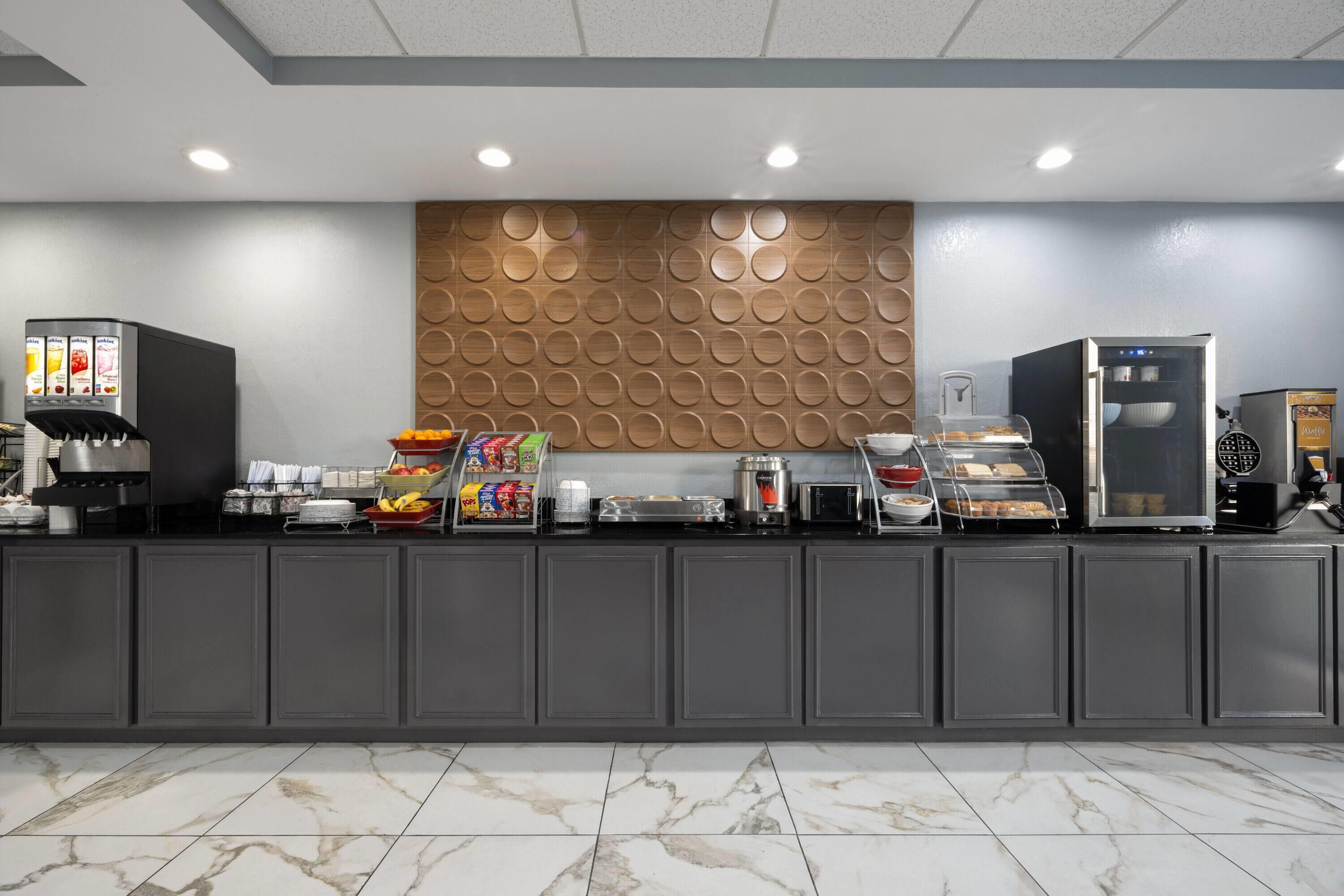 Frokostbuffé er inkludert hver dag