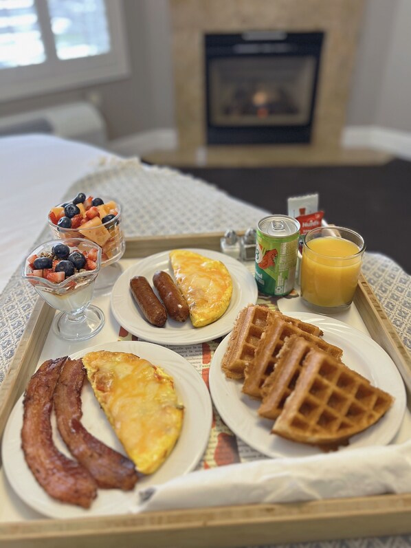 Petit déjeuner composé de spécialités régionales compris tous les jours