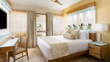 Luxury Two Bedroom Garden View Flat Suite | 2 kamar tidur, seprai premium, bantalan ekstra lembut, dan brankas