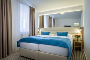 Standard Double Room | Hypo-allergenic bedding, in-room safe, individually furnished, desk