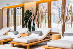Espace de soins pour les couples, sauna, bain à remous, hammam, hammam