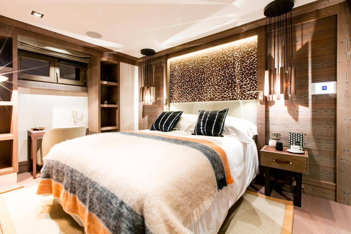 Premium bedding, memory-foam beds, in-room safe, individually decorated