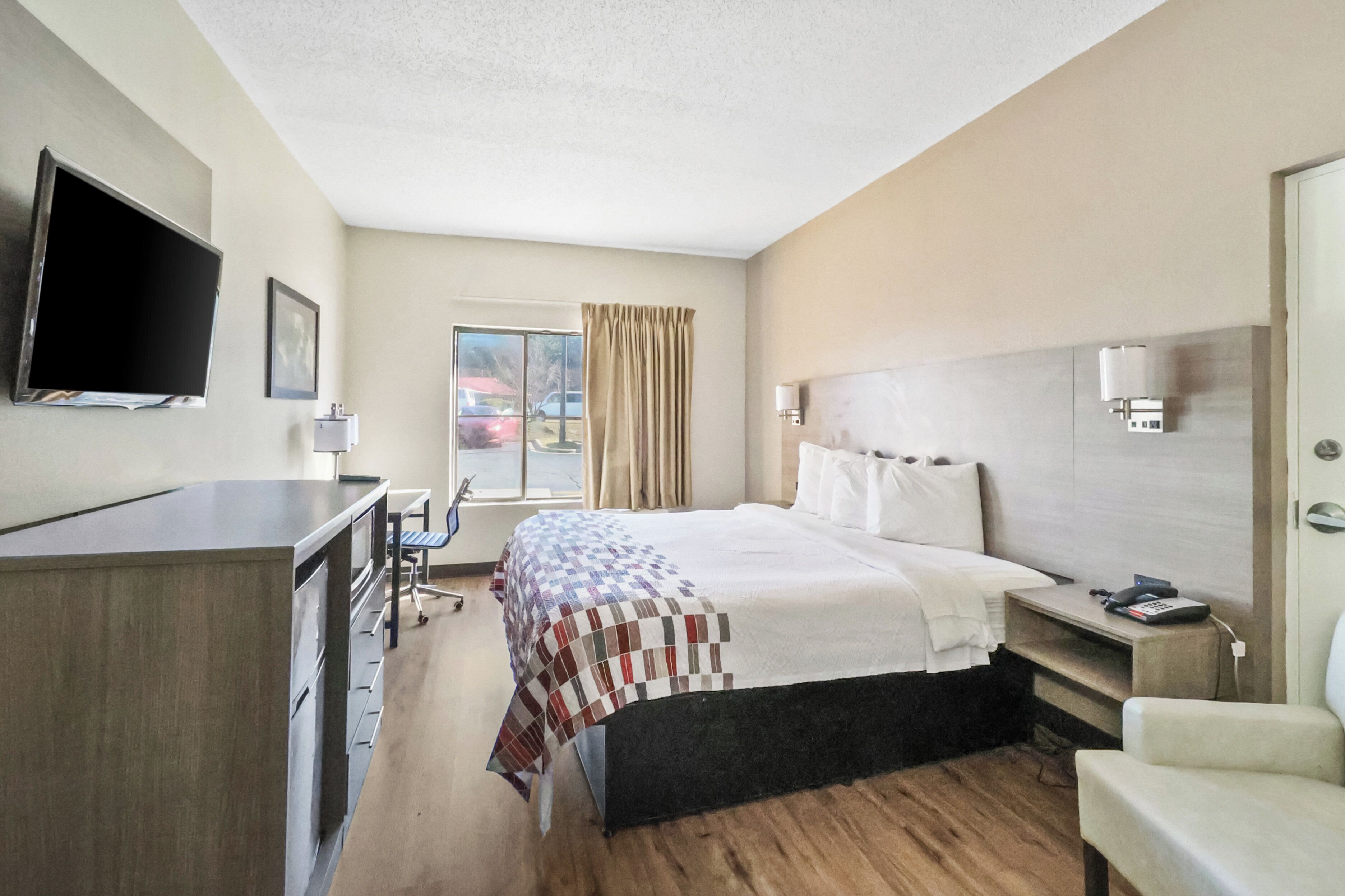 Habitación superior, 1 cama King size, para no fumadores | Escritorio, wifi gratis y ropa de cama 