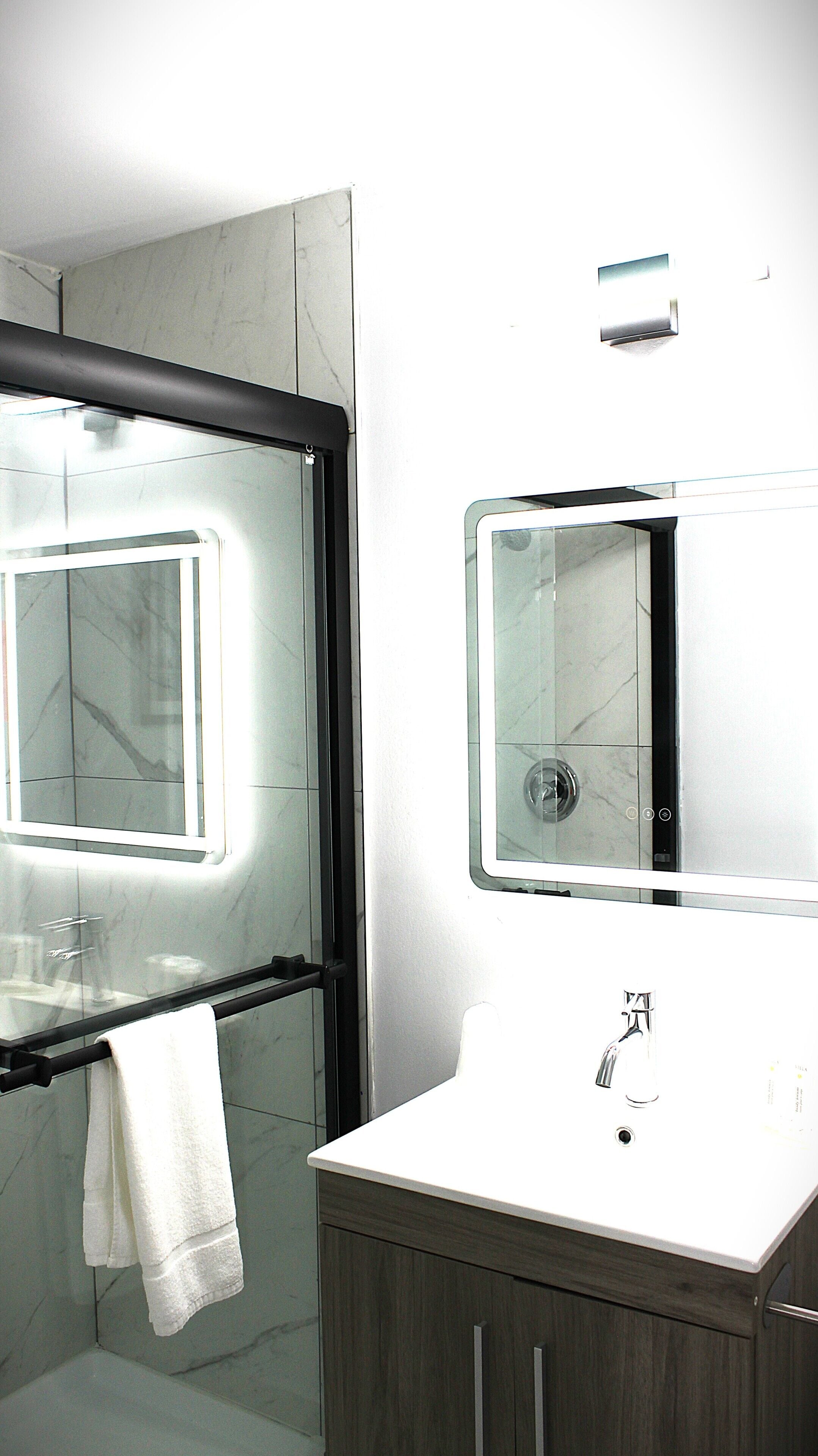 Room, 2 Queen Beds, Non Smoking | Bathroom | Free toiletries, hair dryer, towels, soap