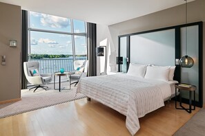 Suite - 1 kingsize-seng med sovesofa | Premium-sengetøj, minibar, pengeskab på værelset, skrivebord