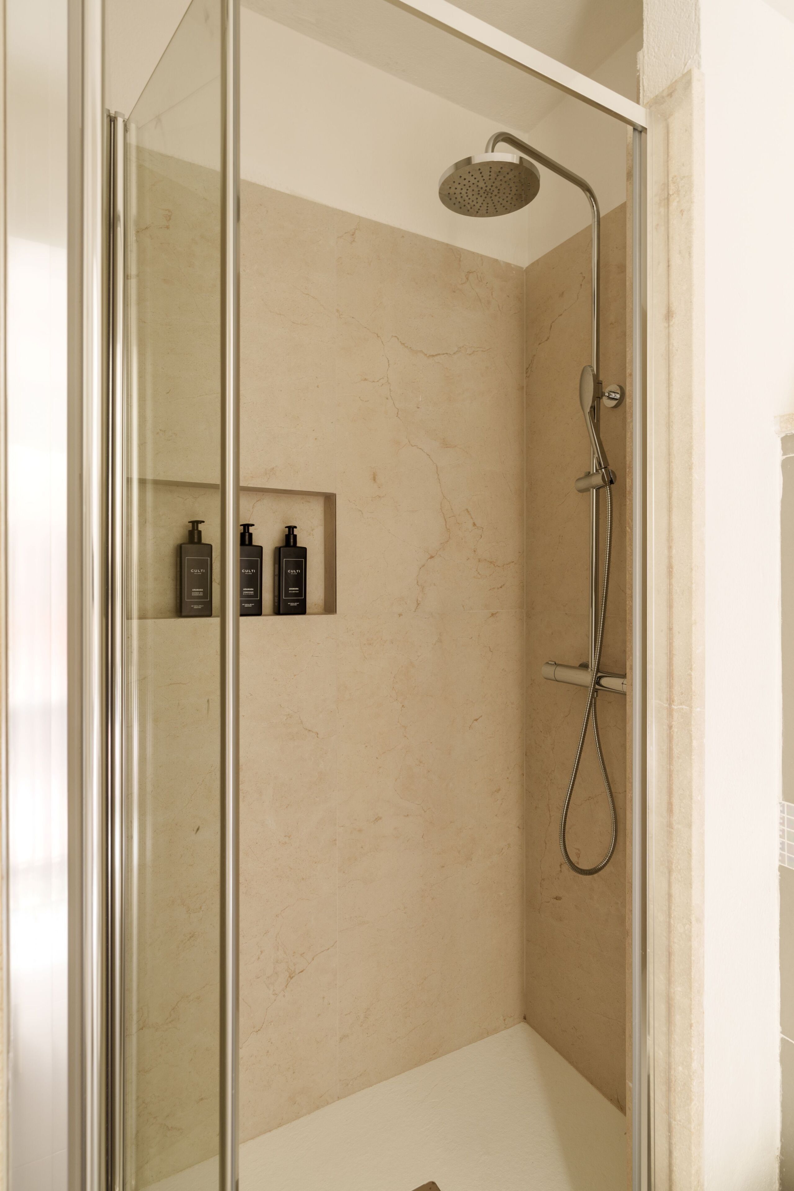 Free toiletries, hair dryer, bidet, towels
