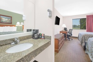 Free toiletries, hair dryer, towels