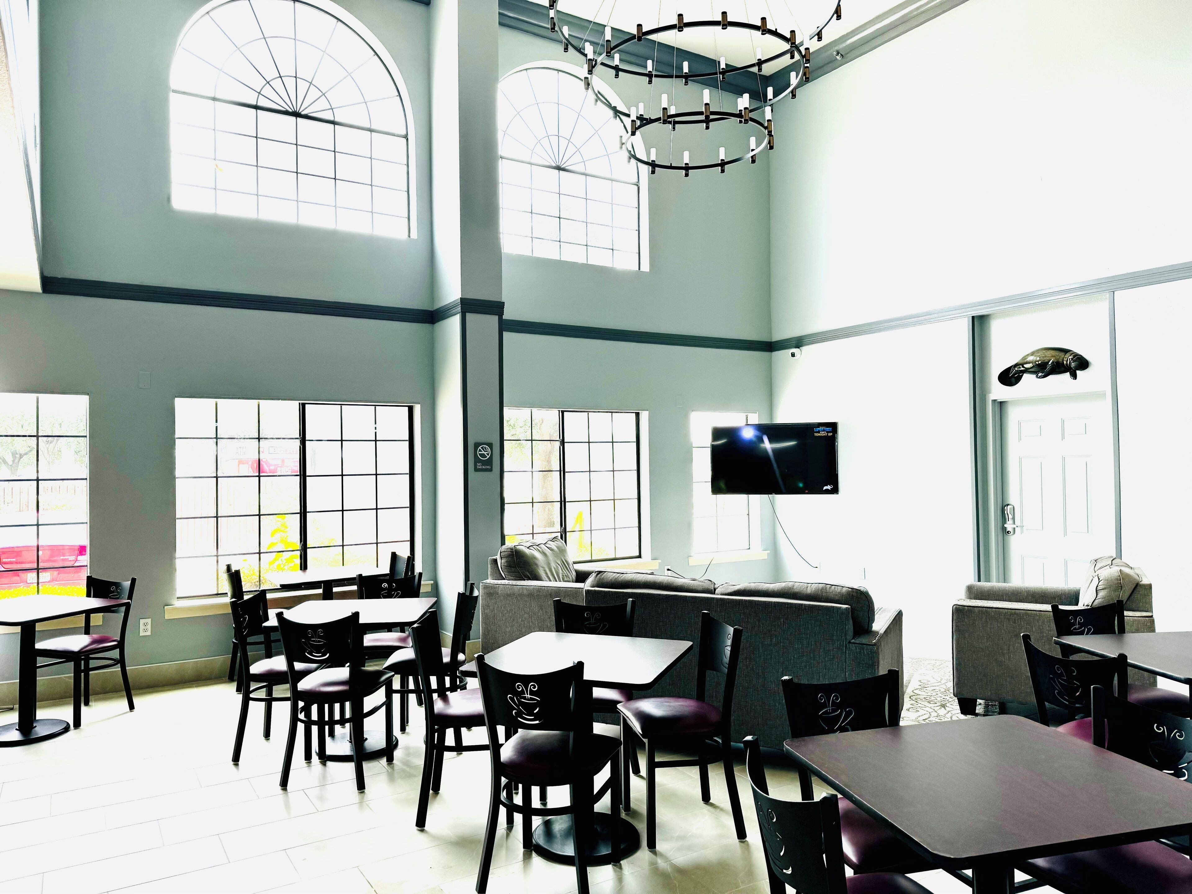 Sala de estar en el lobby