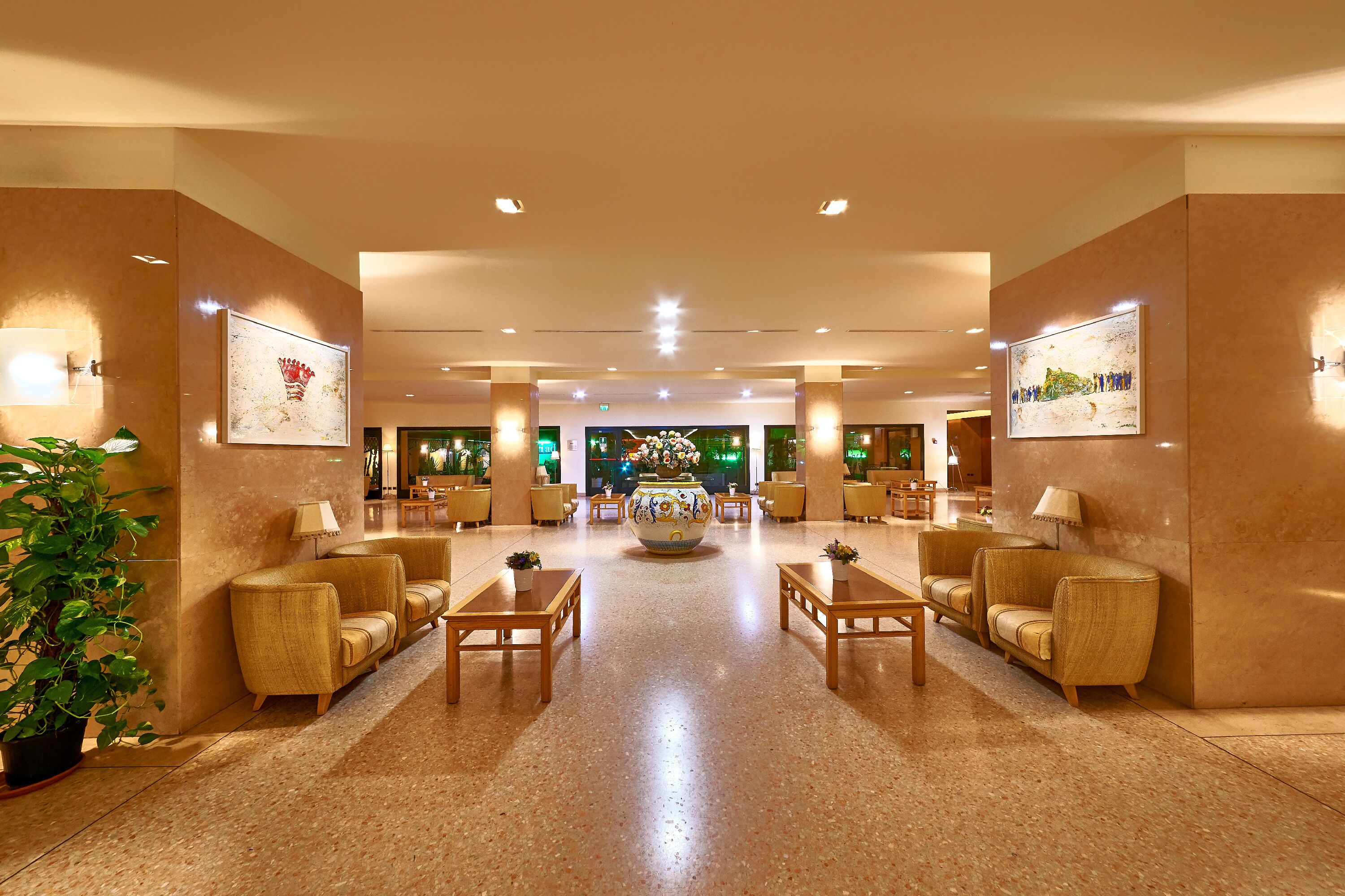 Lobby sitting area