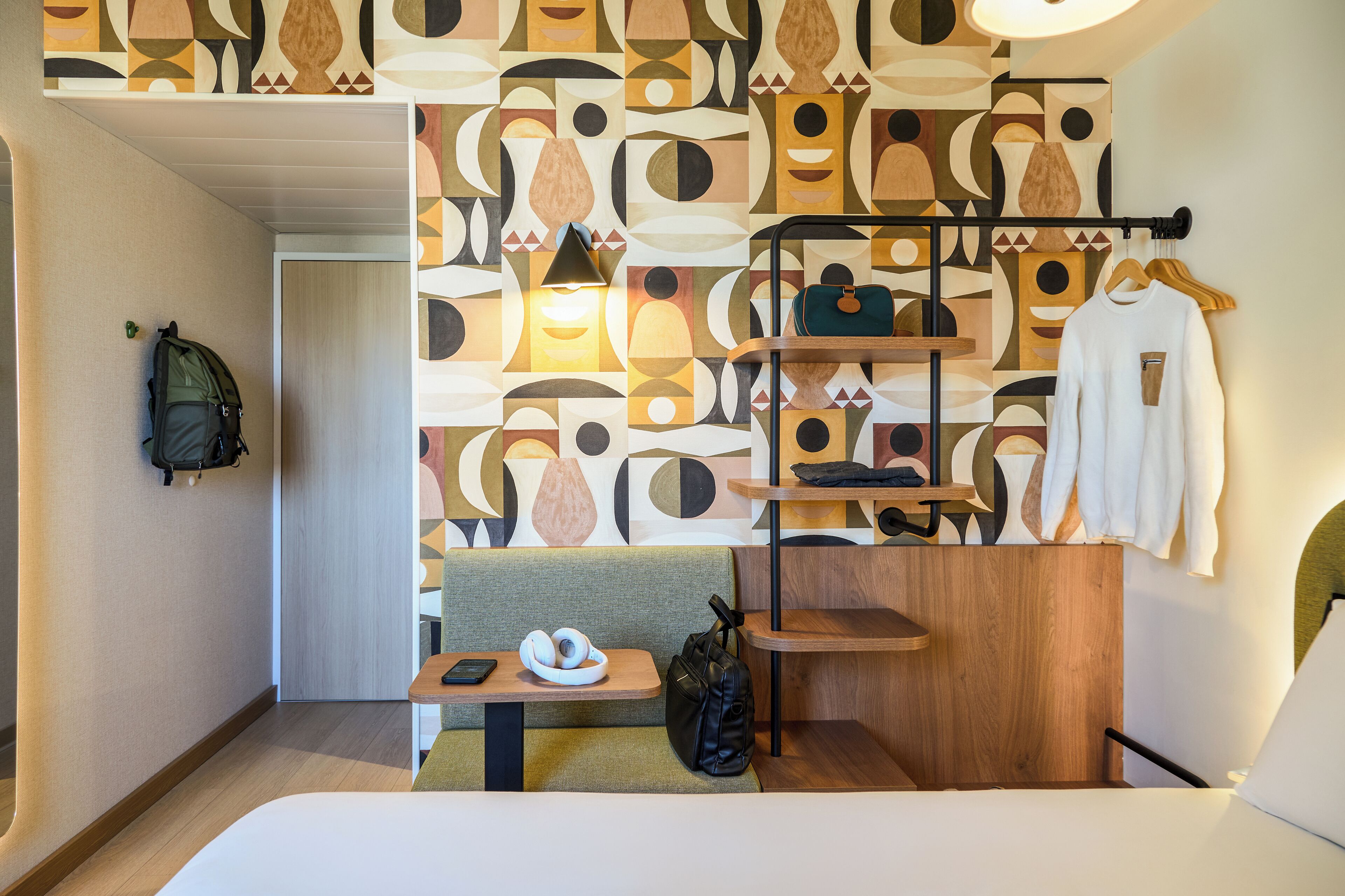 标准房, 2 张单人床 | 记忆海绵床垫、特色装修、特色家居、办公桌