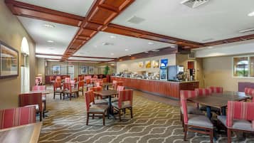 Café da manhã continental grátis todos os dias