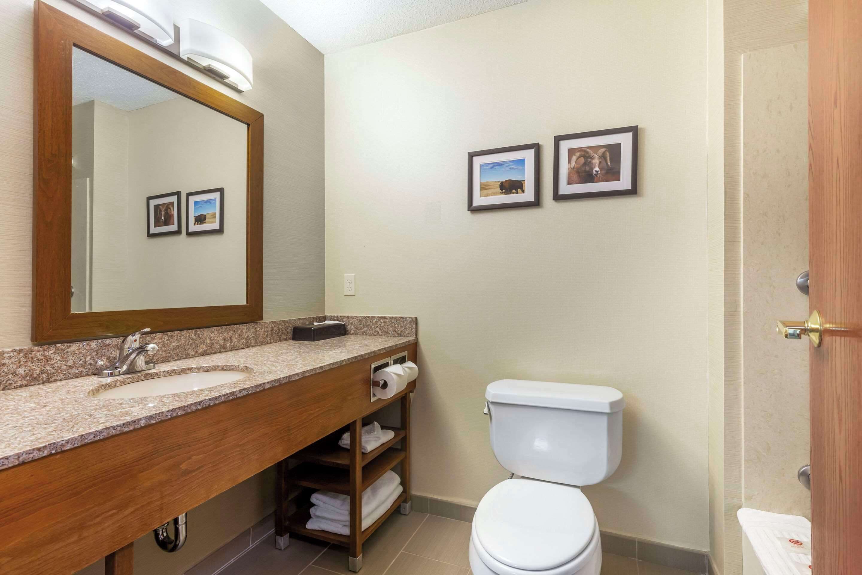 standard room, 2 queen beds, non smoking | bathroom | combined shower/bathtub, hair dryer, towels, soap