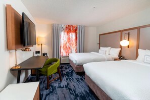 Memory foam beds, in-room safe, desk, blackout drapes