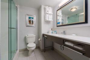 Suite, 1 King Bed, Non Smoking | Bathroom shower