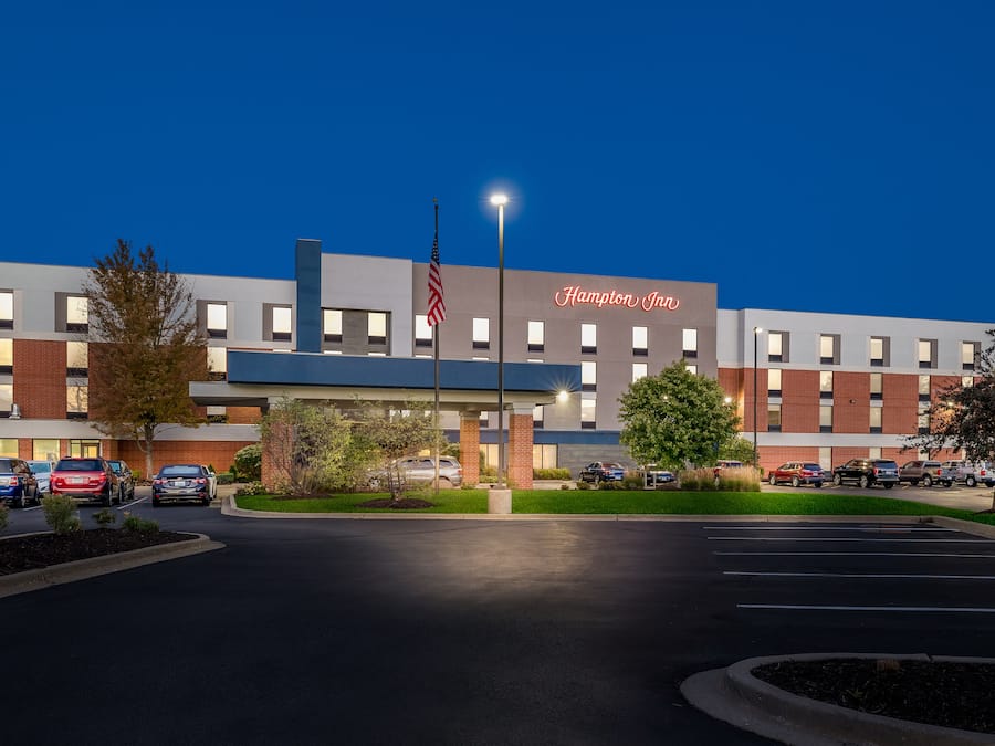 Vista frontal de la propiedad