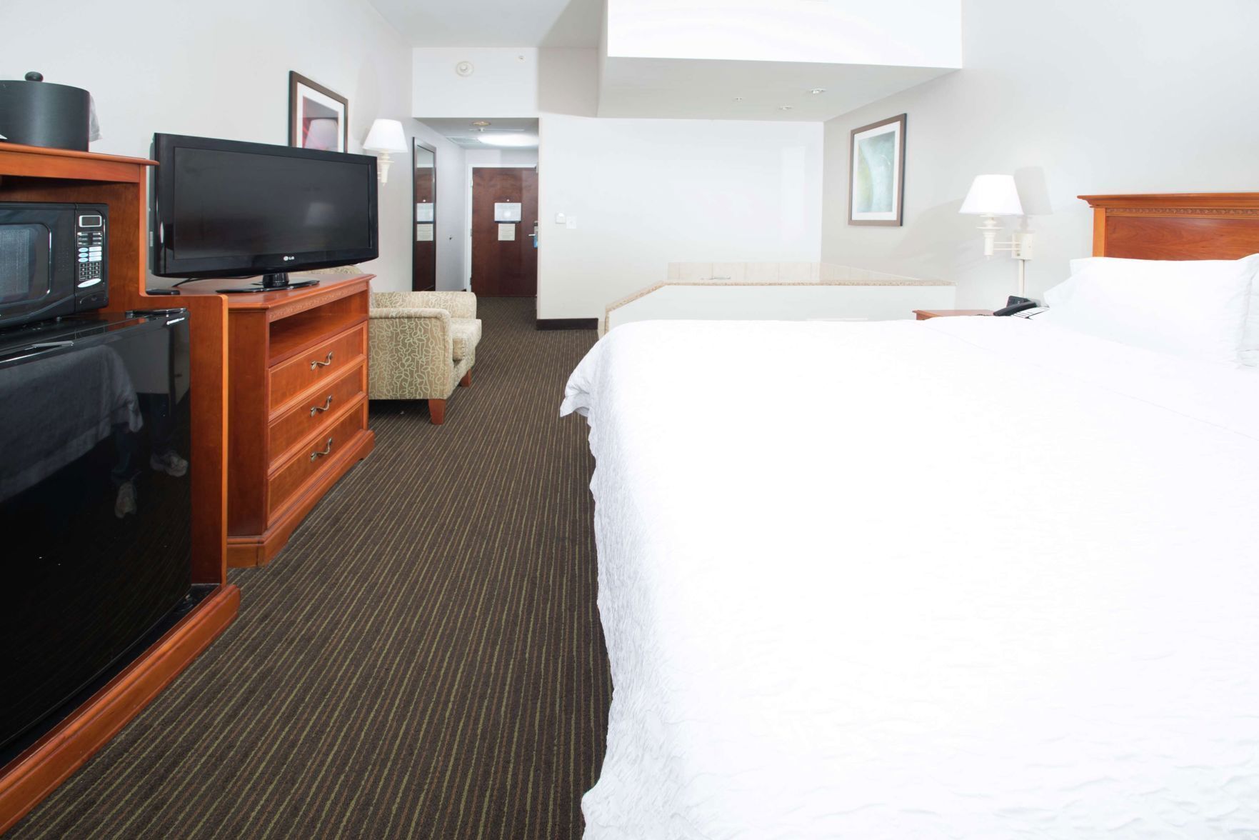 Blackout drapes, iron/ironing board, free WiFi, bed sheets