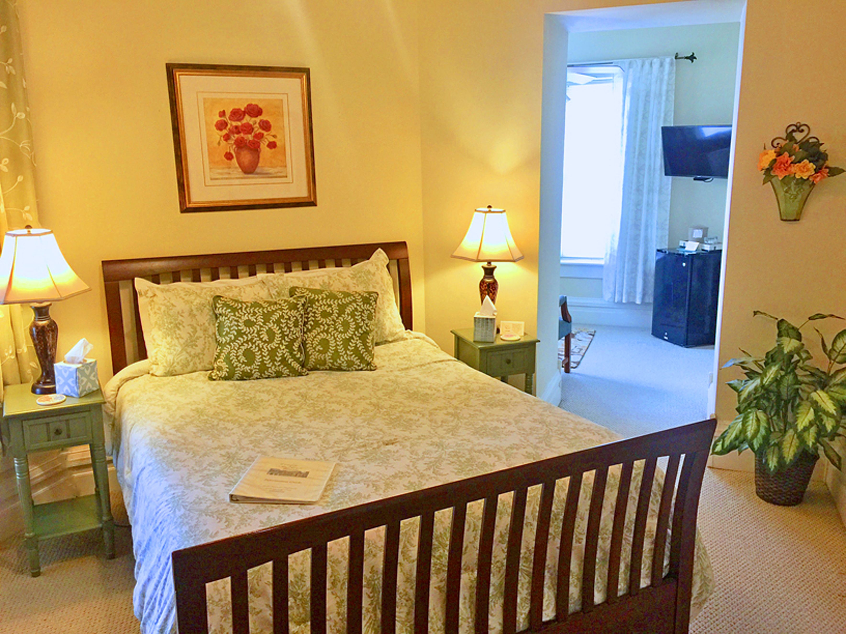 Luxury-Suite, 1 Queen-Bett, mit Bad, Gartenblick | Ausblick vom Zimmer