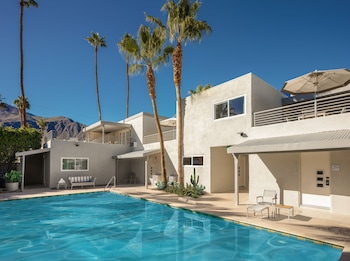 Outdoor pool, sun loungers at Movie Colony Hotel - Adults Only