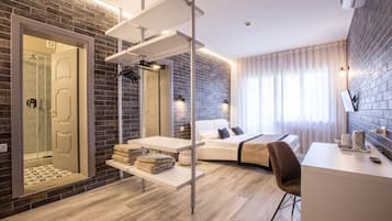Couette en duvet d'oie, coffres-forts dans les chambres